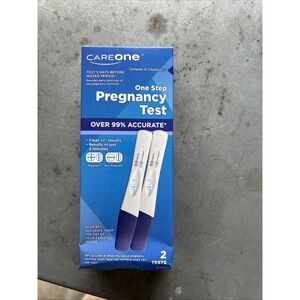 CareOne One Step Pregnancy Test - 4 Tests Results In 2 Minutes Exp 1-31-2028